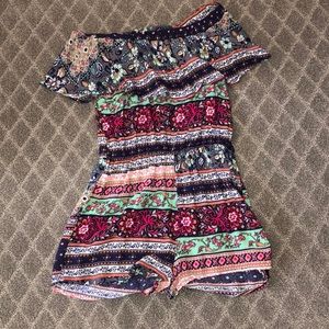 Off the shoulder romper